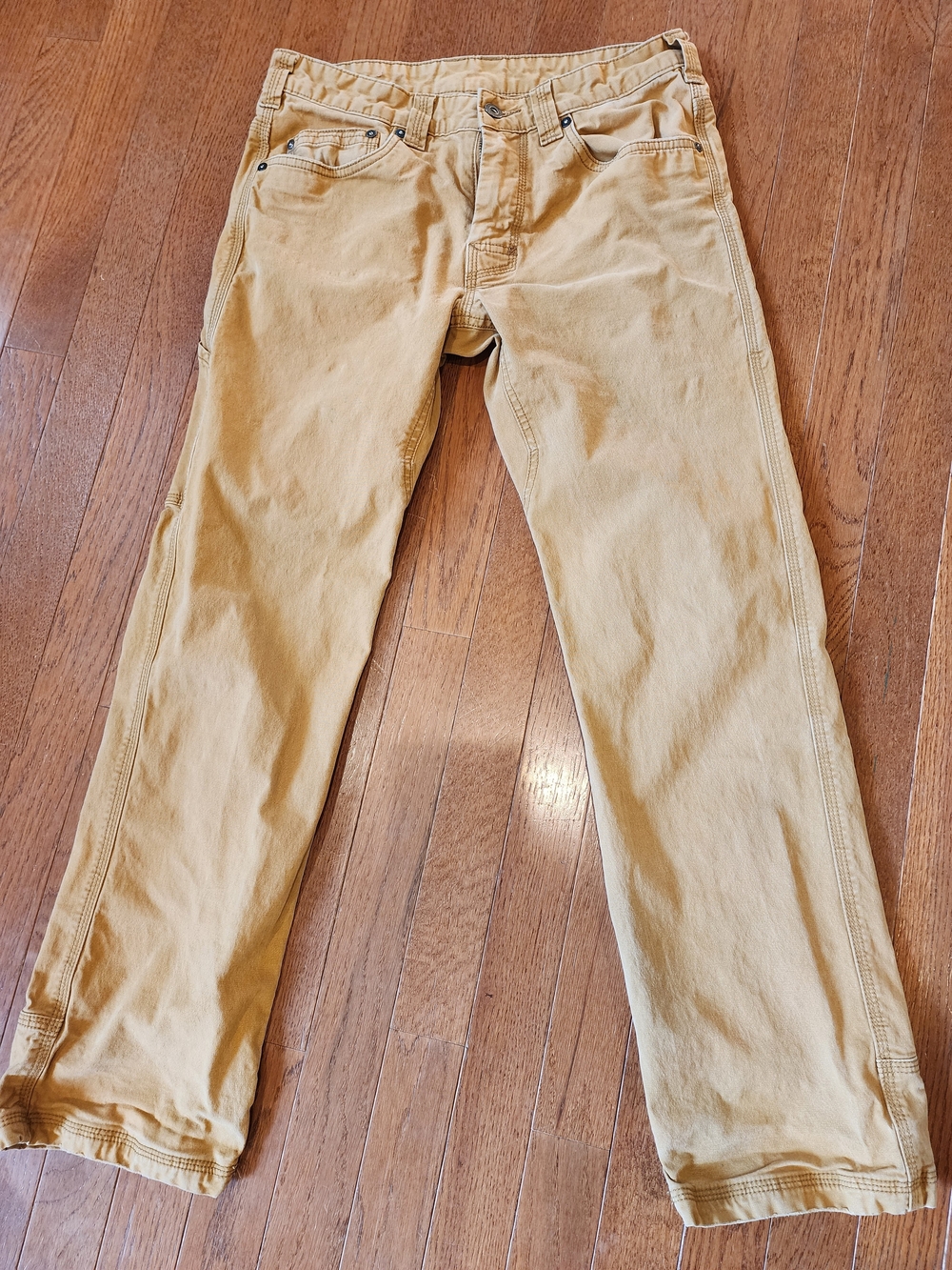 Prana Men's Khaki/Tan Straight-Leg Chinos